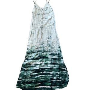 Lani Multi Green Maxi Dress